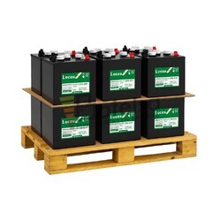 12 bateras LUCAS LC GC2 | 6 Voltios 225 Amperios C20